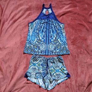 Blue Lounge Wear Set